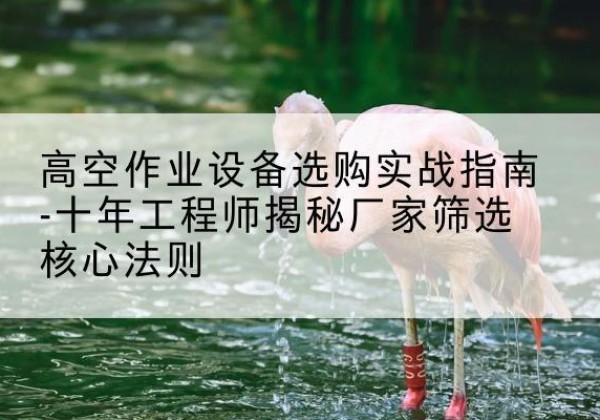 乌兰剪叉式升降机厂家-高空作业设备选购实战指南-十年工程师揭秘厂家筛选核心法则
